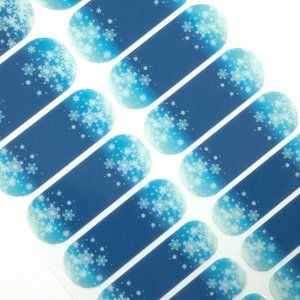 Jamberry Let It Snow Wraps, Retired, Full Sheet